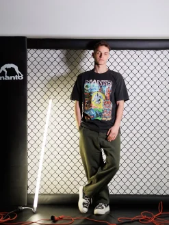 MANTO t-shirt IVO schwarz