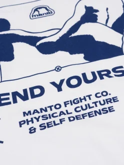 MANTO t-shirt KICKER weiss