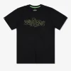 MANTO t-shirt LAVA    schwarz