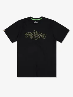 MANTO t-shirt LAVA    schwarz