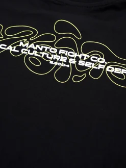 MANTO t-shirt LAVA schwarz