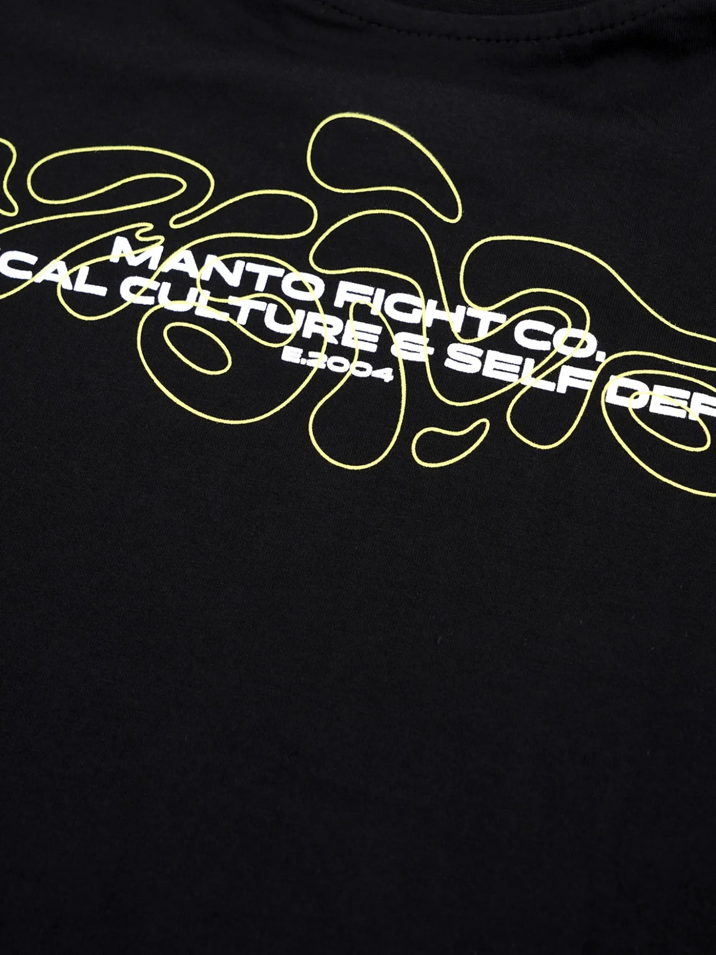 MANTO t-shirt LAVA schwarz