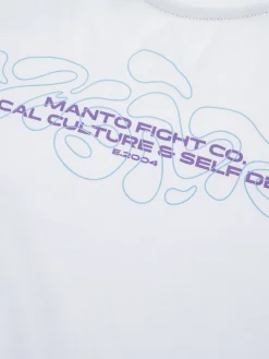 MANTO t-shirt LAVA weiss