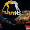 MANTO t-shirt LOGO schwarz
