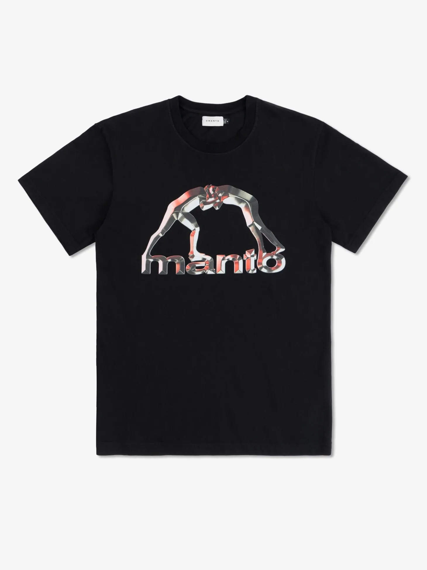 MANTO t-shirt METAL schwarz