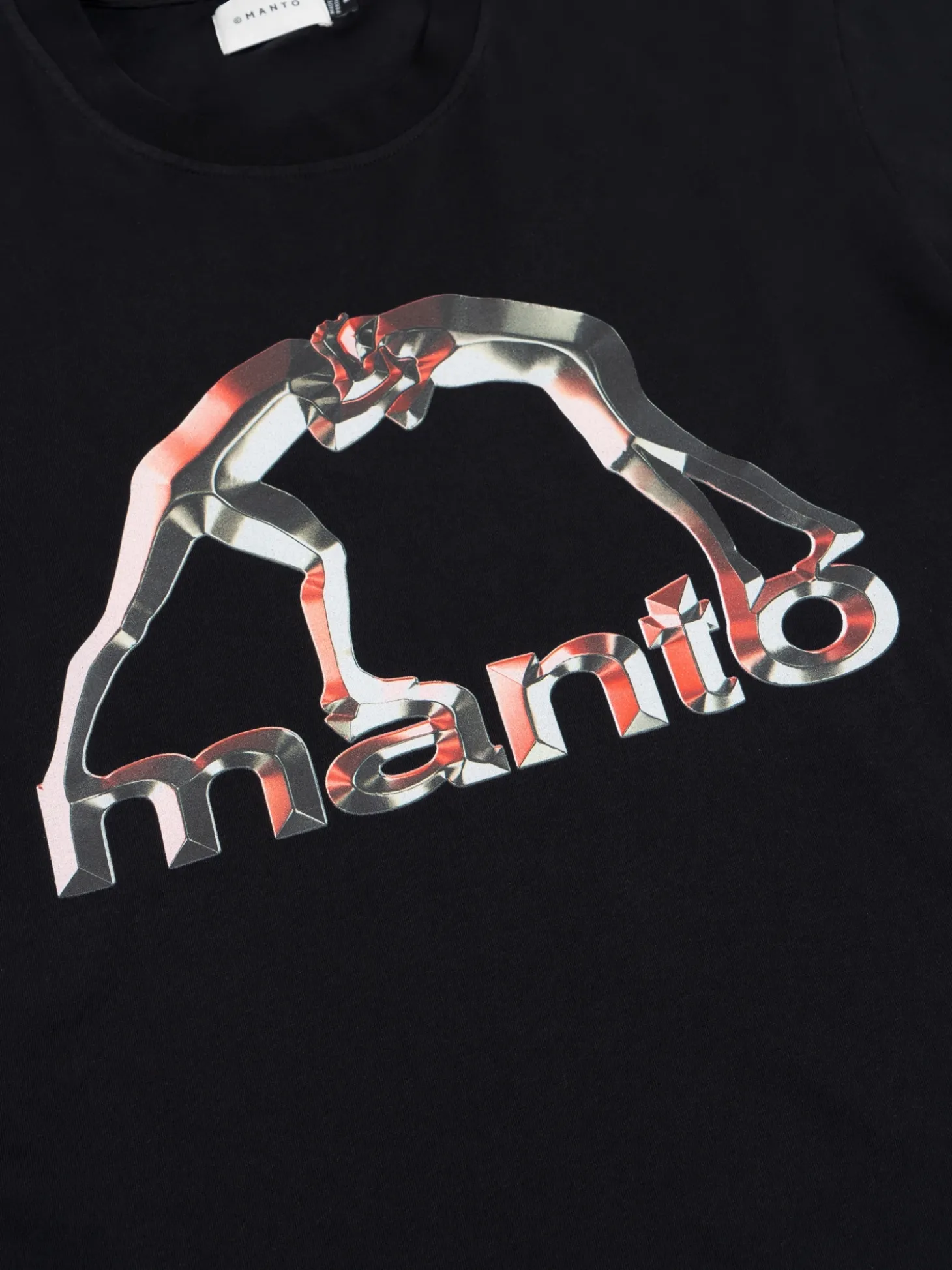 MANTO t-shirt METAL schwarz