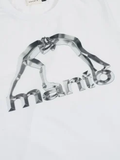 MANTO t-shirt METAL weiss