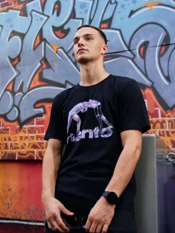 MANTO t-shirt MIRAGE schwarz