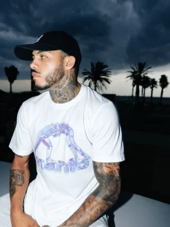 MANTO t-shirt MIRAGE weiss