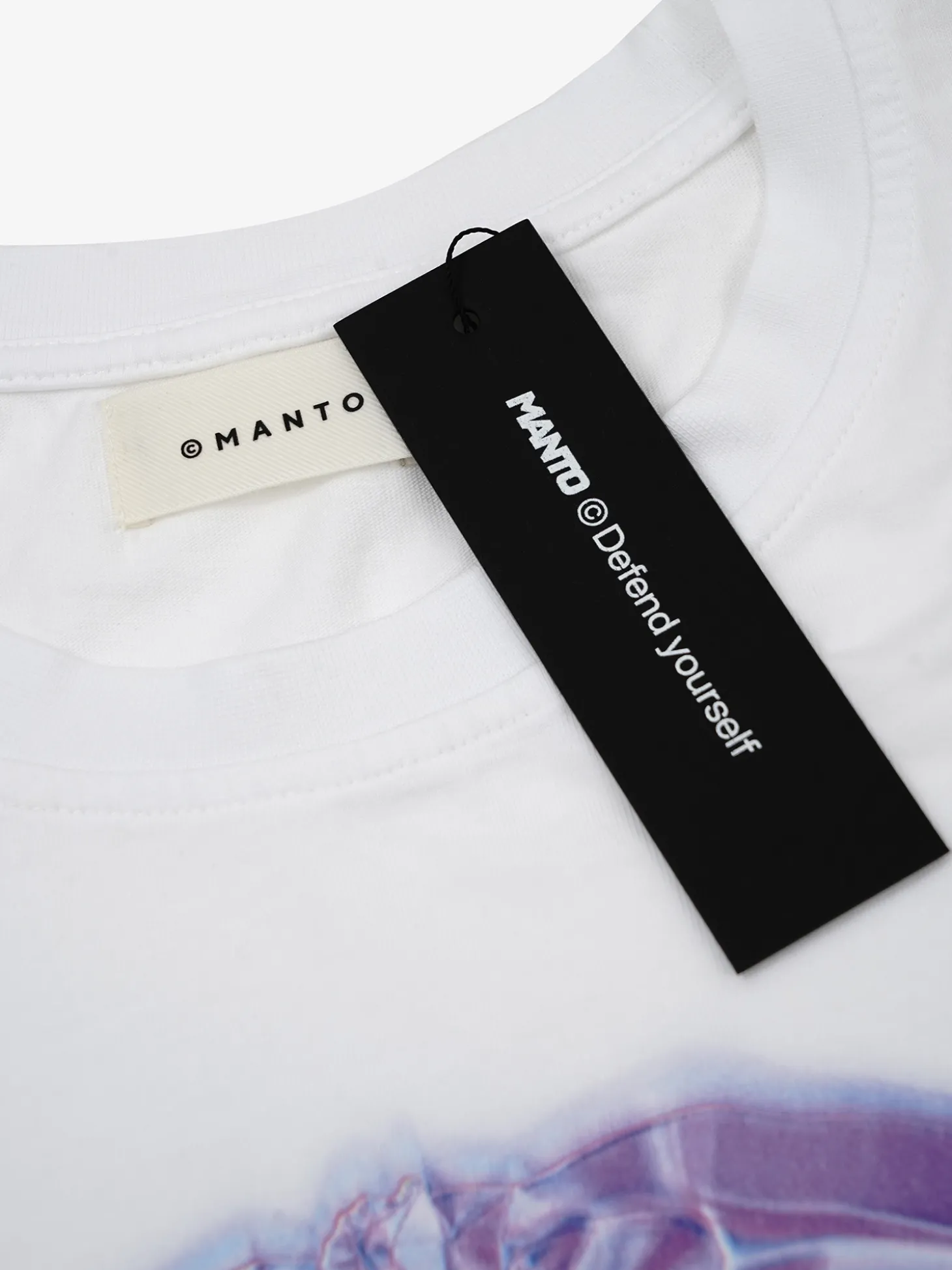 MANTO t-shirt MIRAGE weiss