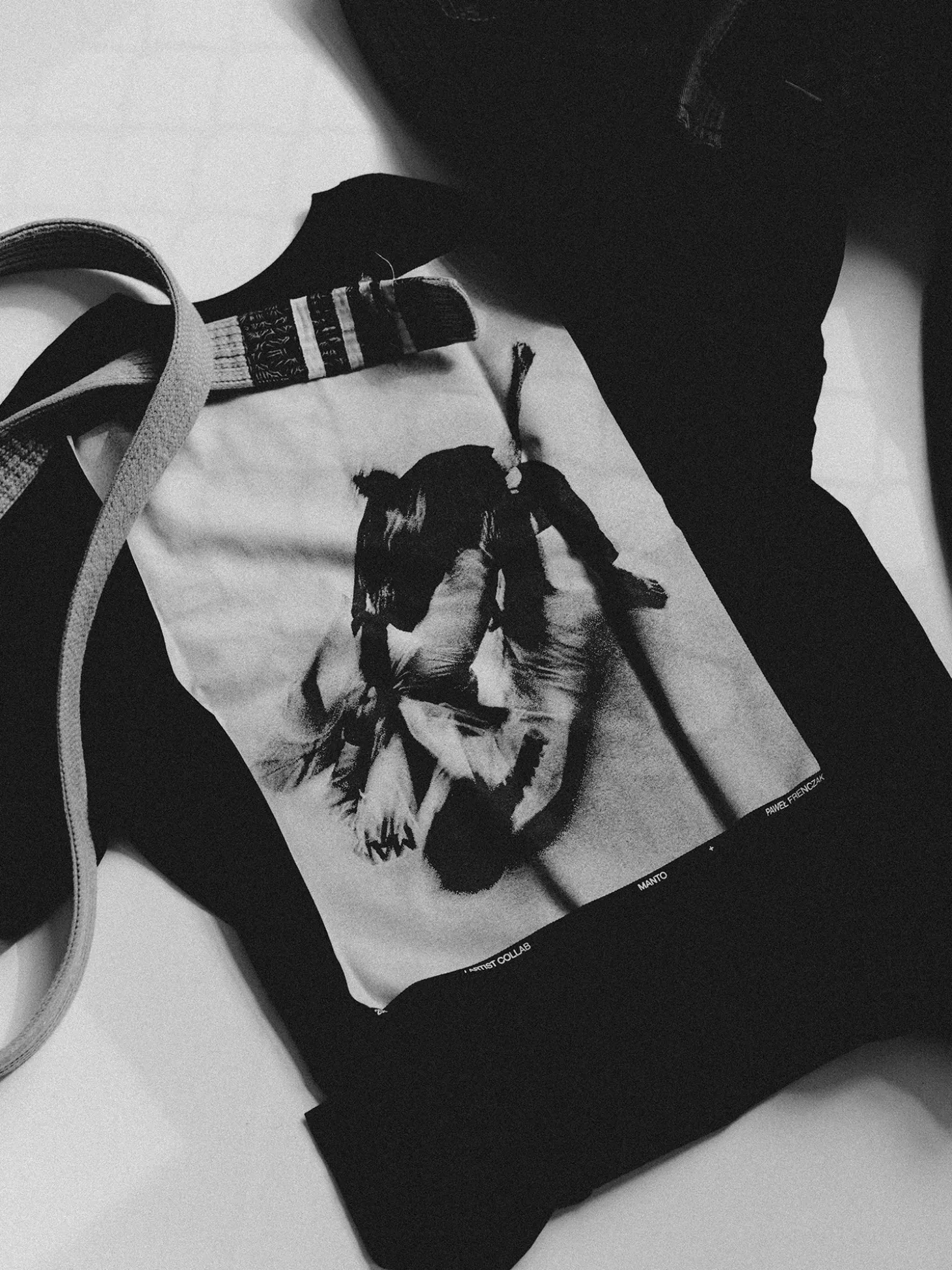 MANTO t-shirt MOTION schwarz