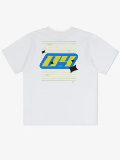 MANTO t-shirt RACING  OVERSIZE weiss