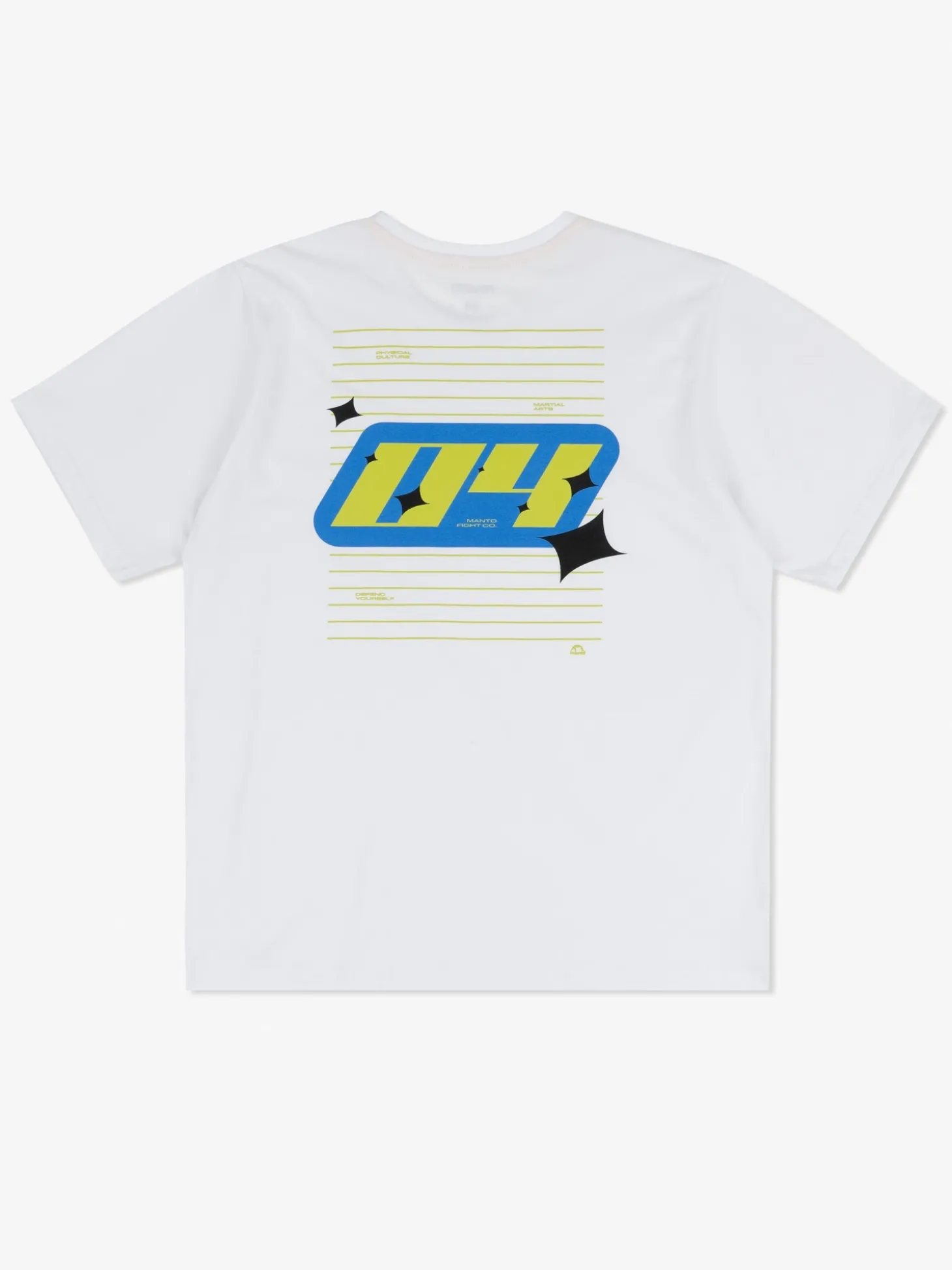 MANTO t-shirt RACING OVERSIZE weiss