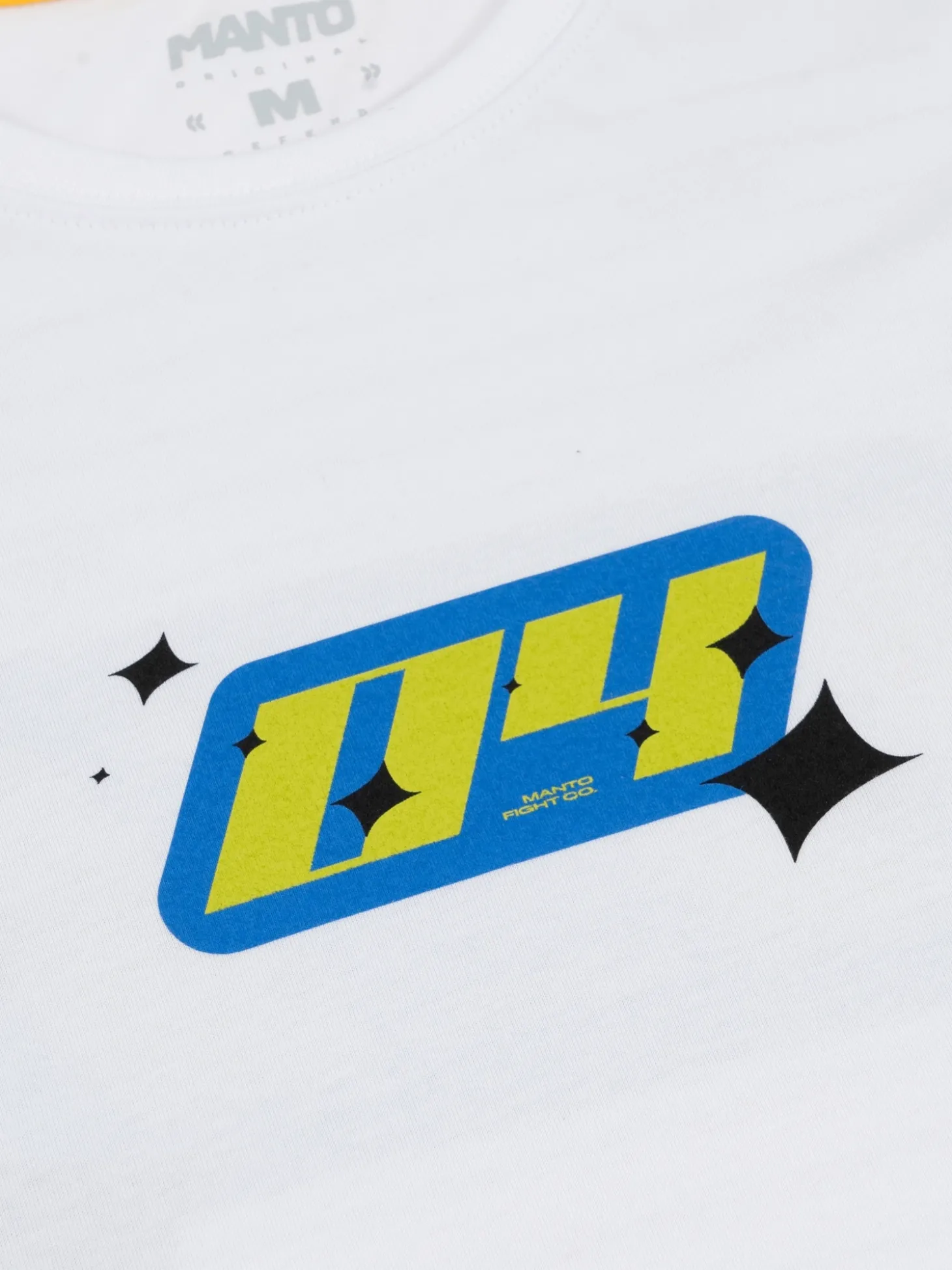 MANTO t-shirt RACING OVERSIZE weiss
