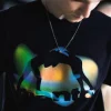 MANTO t-shirt REFLECTION schwarz