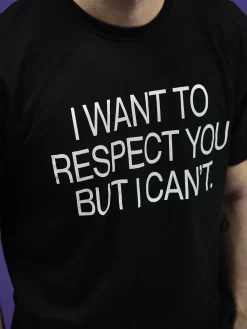 MANTO t-shirt RESPECT schwarz