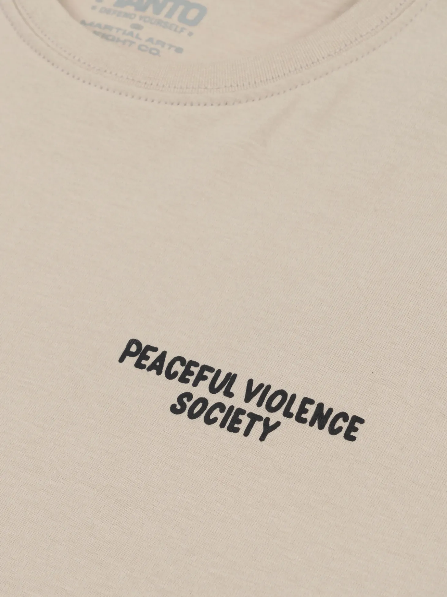 MANTO t-shirt SOCIETY 25 beige