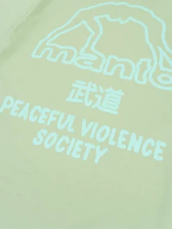 MANTO t-shirt SOCIETY 25 lime