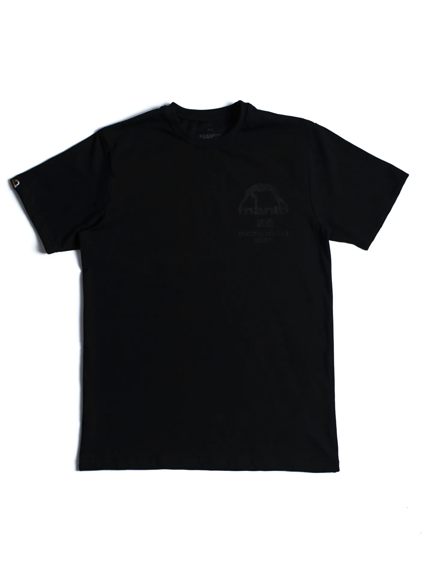 MANTO t-shirt SOCIETY blackout