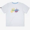 MANTO t-shirt SPLASH  OVERSIZE  weiss