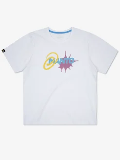 MANTO t-shirt SPLASH  OVERSIZE  weiss