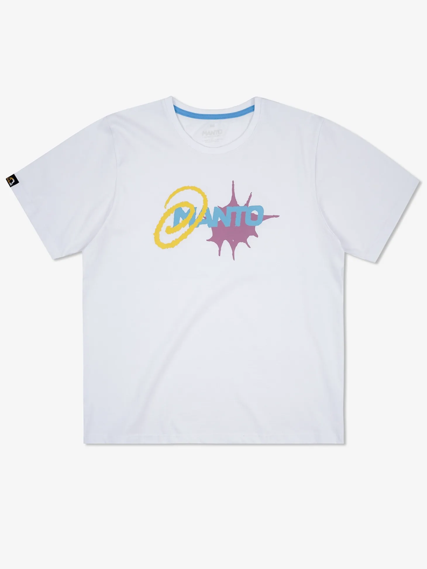MANTO t-shirt SPLASH OVERSIZE weiss
