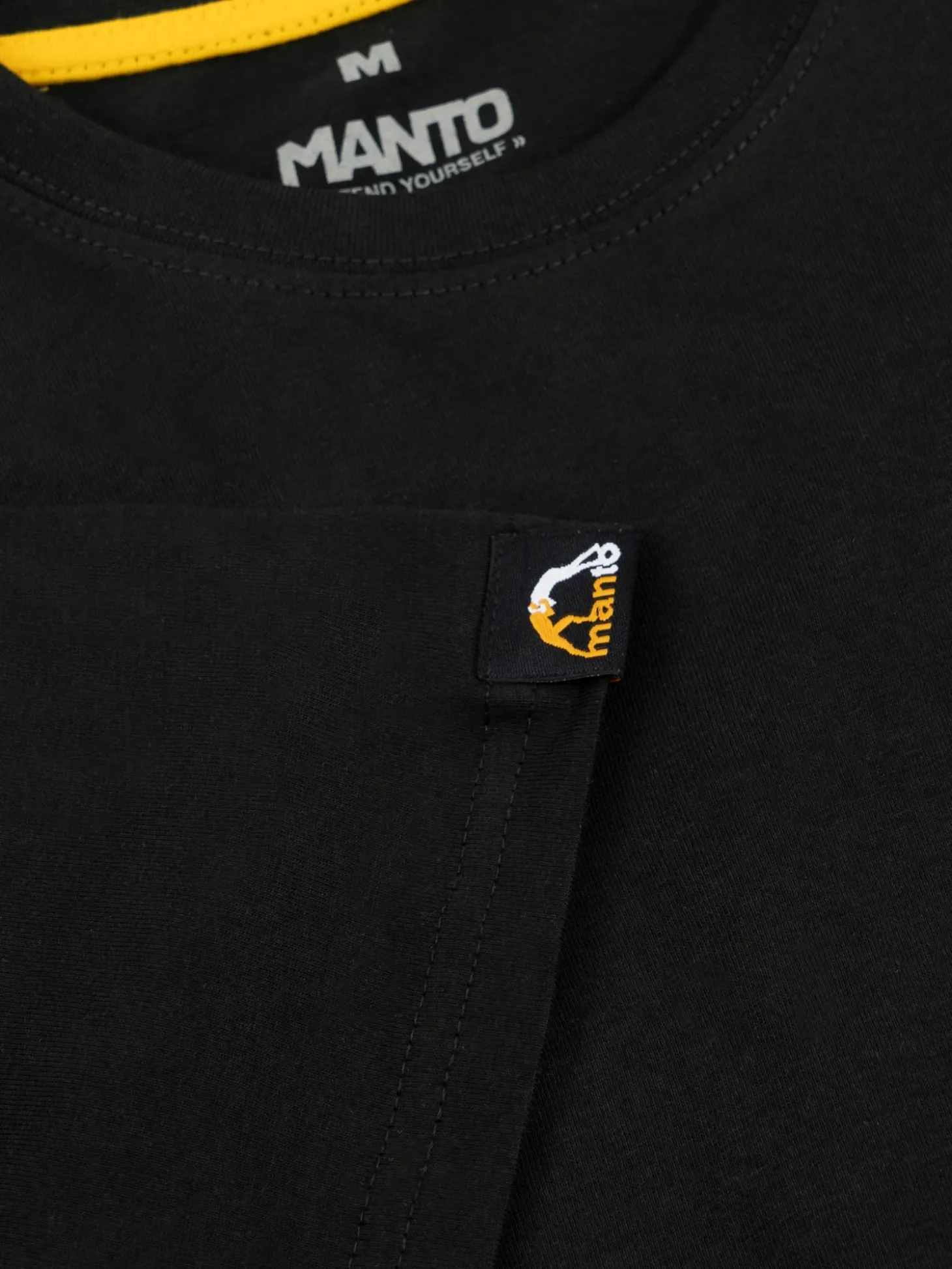MANTO t-shirt SUPPLY onyx schwarz