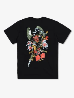 MANTO t-shirt TENGU schwarz
