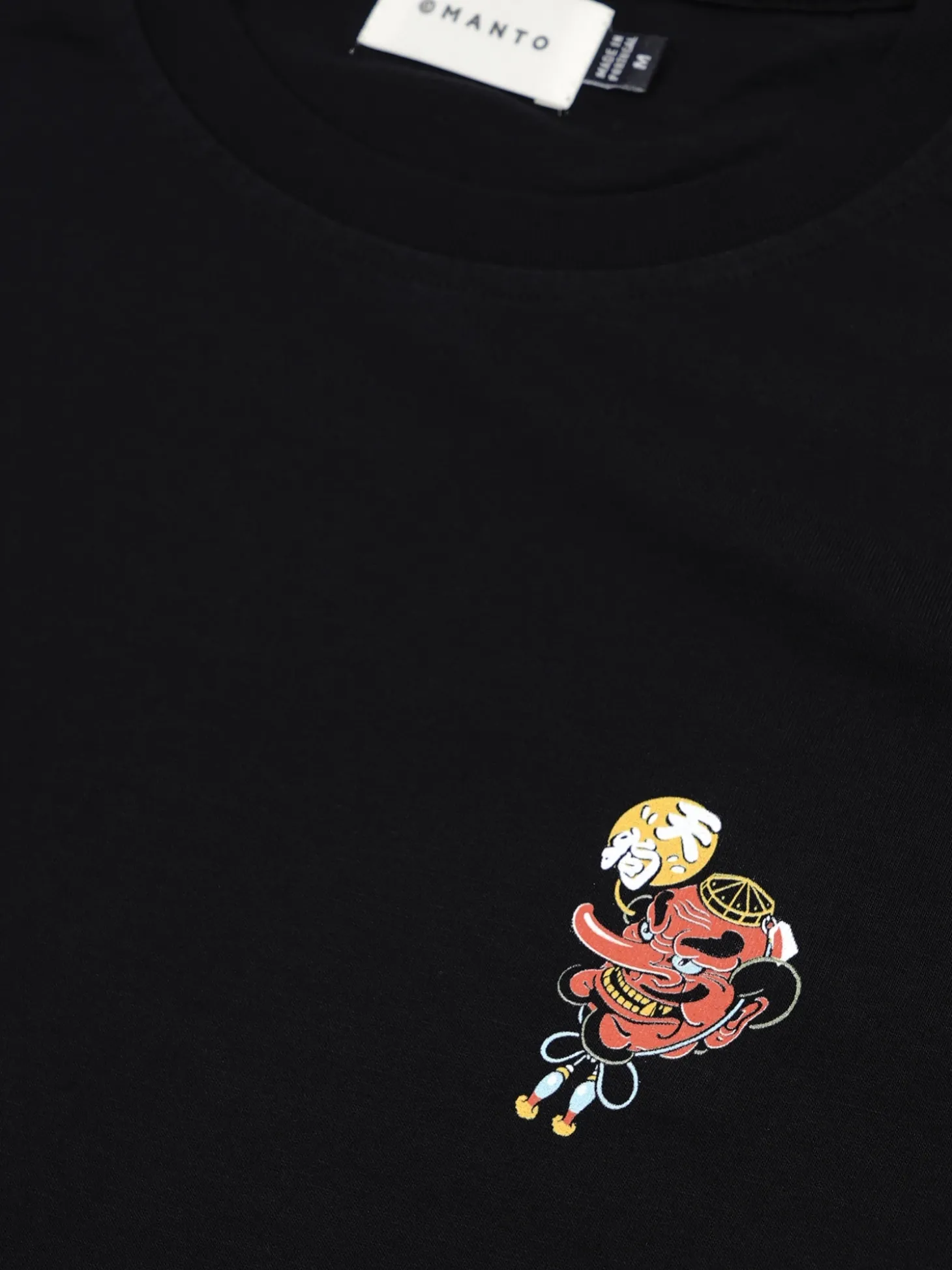 MANTO t-shirt TENGU schwarz
