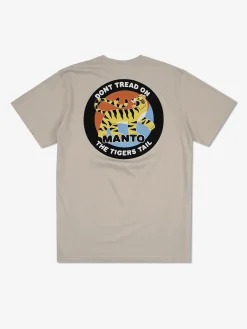 MANTO t-shirt TIGER`S TAIL beige