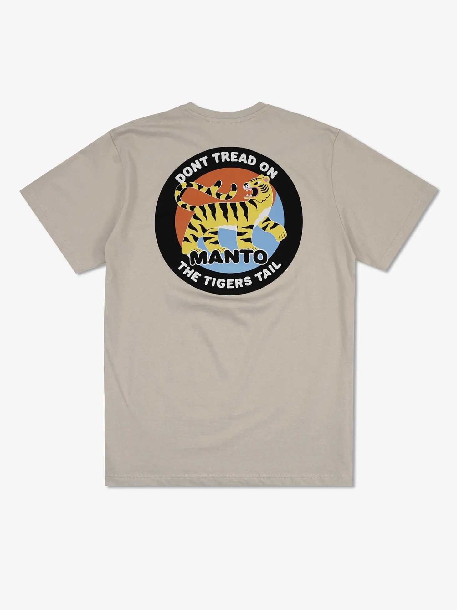 MANTO t-shirt TIGER`S TAIL beige