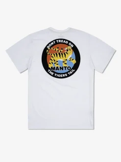 MANTO t-shirt TIGER`S TAIL weiss
