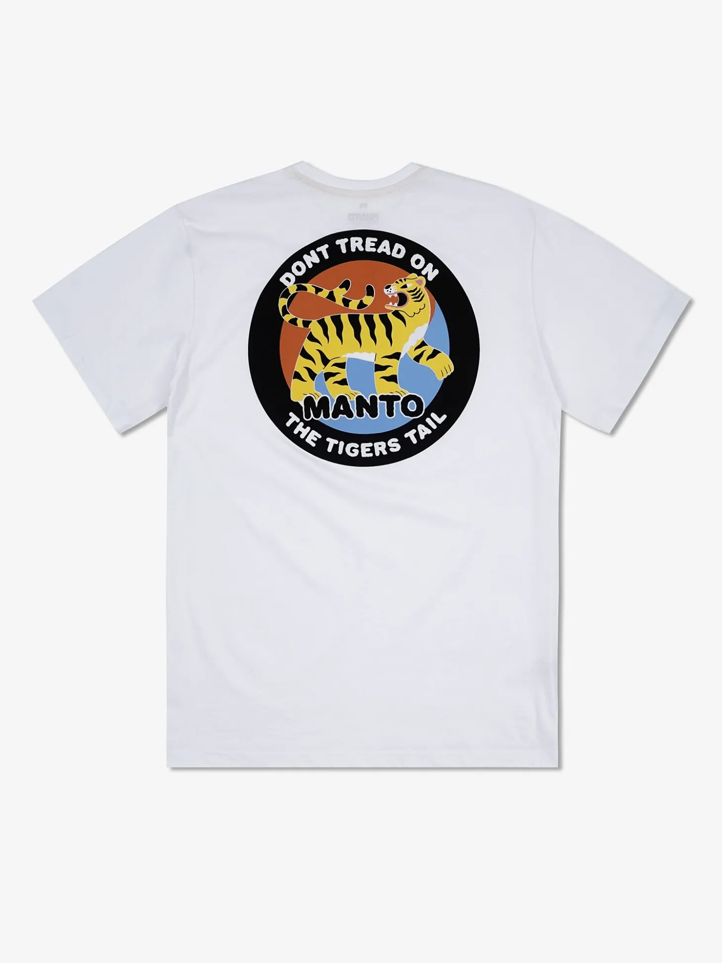 MANTO t-shirt TIGER`S TAIL weiss
