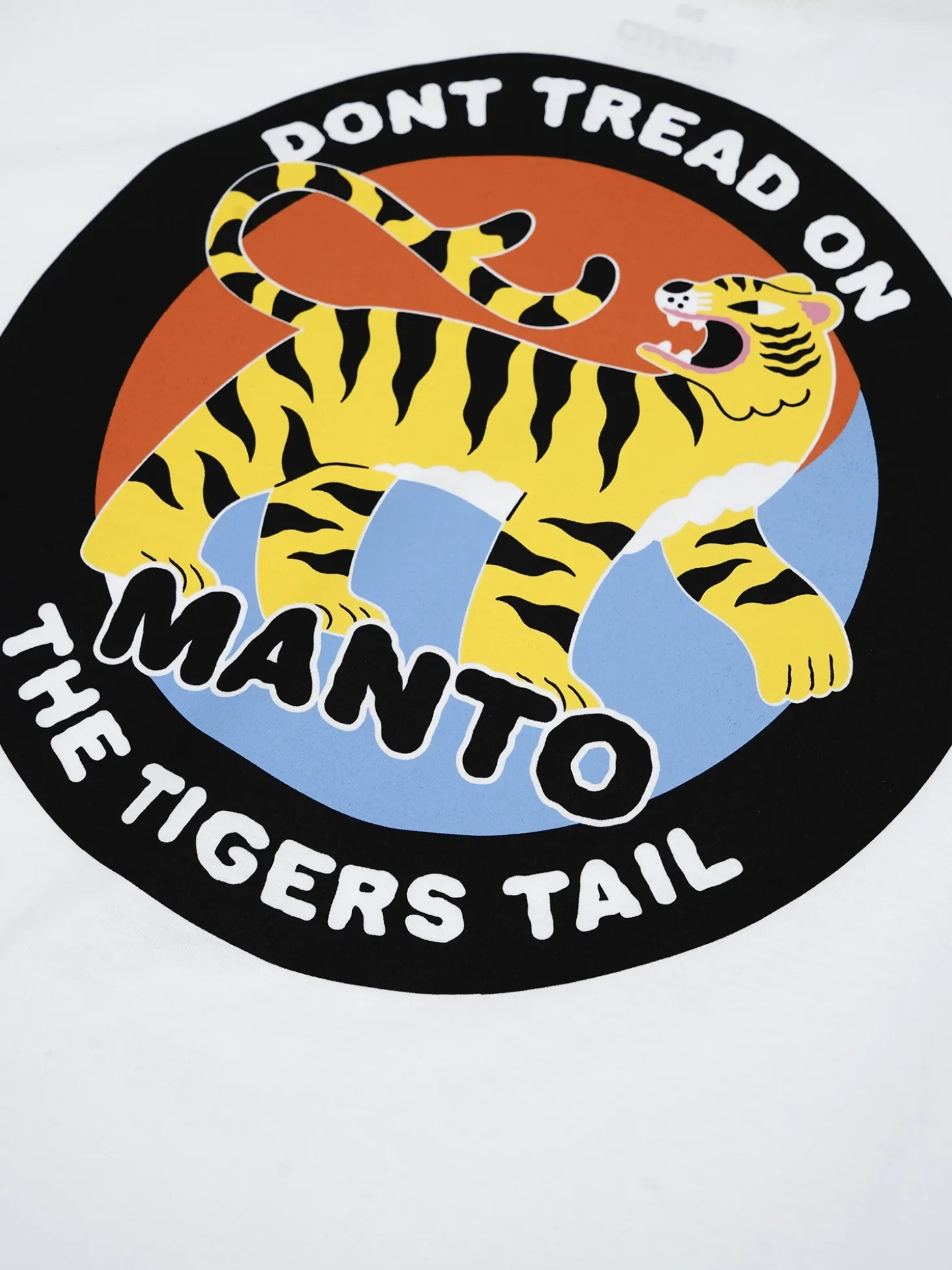 MANTO t-shirt TIGER`S TAIL weiss