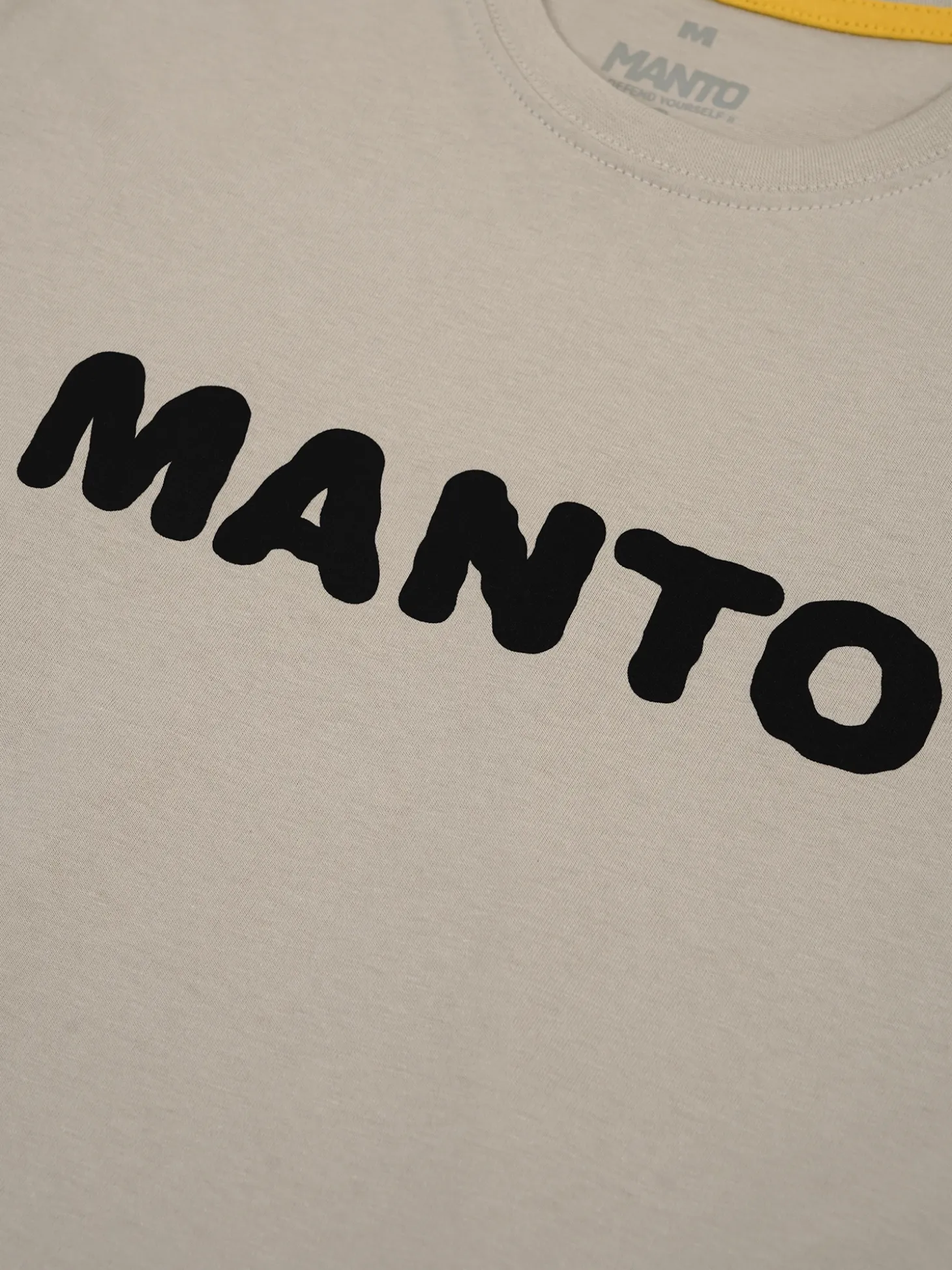 MANTO t-shirt TIGER`S TAIL beige