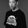 MANTO t-shirt TREASURE ZONE OVERSIZE schwarz