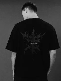 MANTO t-shirt TREASURE ZONE OVERSIZE schwarz