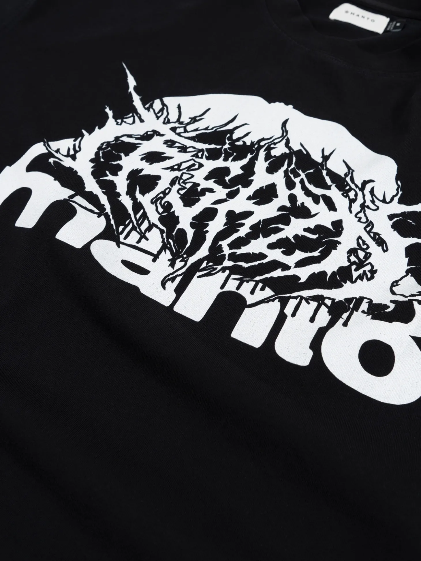 MANTO t-shirt TREASURE ZONE OVERSIZE schwarz