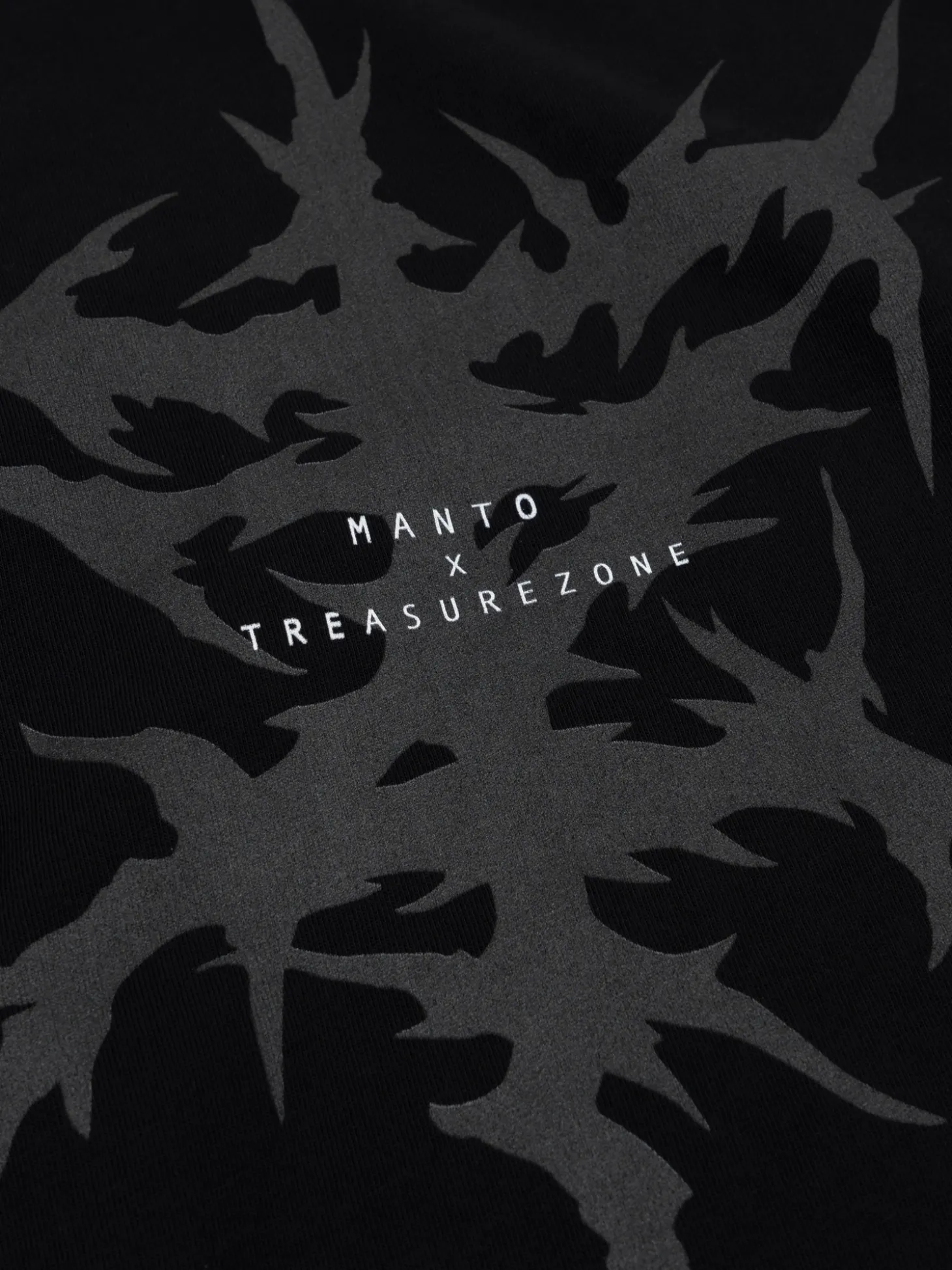 MANTO t-shirt TREASURE ZONE OVERSIZE schwarz
