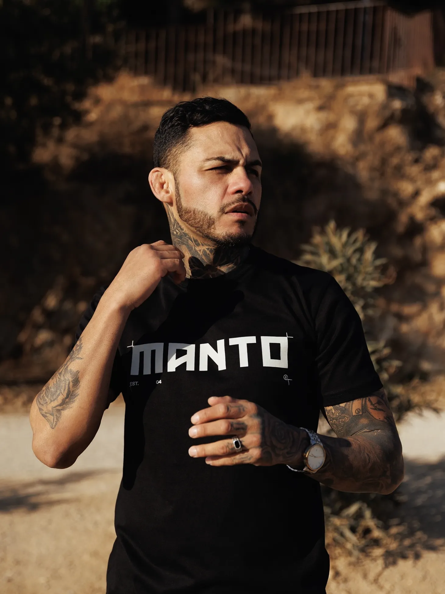 MANTO t-shirt ULTRA schwarz
