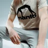 MANTO t-shirt VIBE 25 beige-black