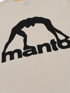 MANTO t-shirt VIBE 25 beige-black