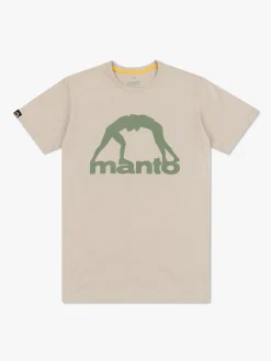 MANTO t-shirt VIBE 25 beige-khaki