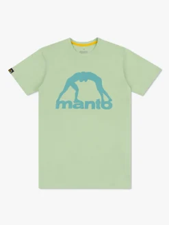 MANTO t-shirt VIBE 25 mint green-azure
