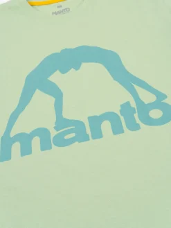 MANTO t-shirt VIBE 25 mint green-azure