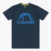 MANTO t-shirt VIBE 25 navy blue-blue
