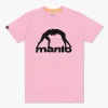 MANTO t-shirt VIBE 25 pink-black