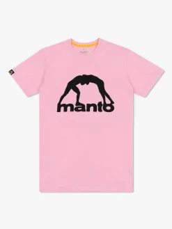 MANTO t-shirt VIBE 25 pink-black