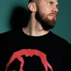 MANTO t-shirt VIBE 25 schwarz-rot