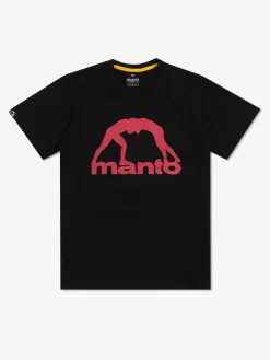 MANTO t-shirt VIBE 25 schwarz-rot
